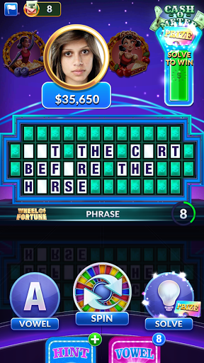 A thrilling game show experience that captures the excitement and nostalgia of spinning the wheel and solving puzzles.