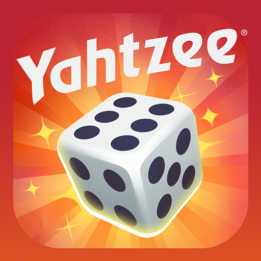 A group of friends joyfully engaged in a lively game of Yahtzee, surrounded by laughter and excitement.