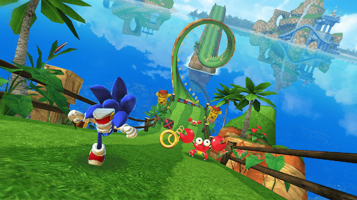 Experience the thrill and nostalgia of Sonic Dash, an endless runner game featuring Sonic the Hedgehog dashing through vibrant worlds at supersonic speeds.