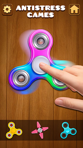 A serene digital escape with soothing fidget toys and calming mini-games offering peace and relaxation.