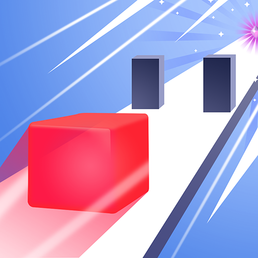 A colorful and dynamic scene from a puzzle game, showcasing various shapes navigating through obstacles, symbolizing adaptability and challenge.