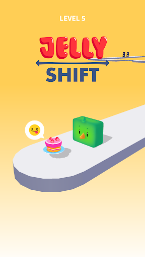 A colorful and dynamic scene from a puzzle game, showcasing various shapes navigating through obstacles, symbolizing adaptability and challenge.