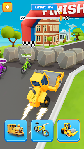 A colorful and dynamic illustration representing the excitement and challenge of transforming shapes in the Shape Shifting puzzle game.