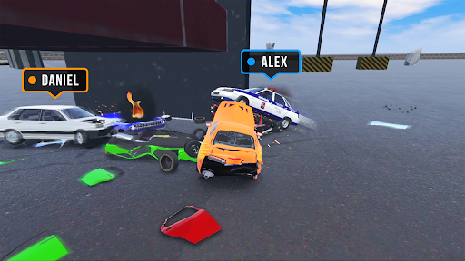 Thrilling car crash simulation game on Android, embracing chaos and destruction with realistic physics and stunning visuals.