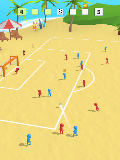 Excitement of virtual soccer experience in the Soccer Game App, capturing the passion and thrill of the sport.