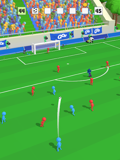 Excitement of virtual soccer experience in the Soccer Game App, capturing the passion and thrill of the sport.