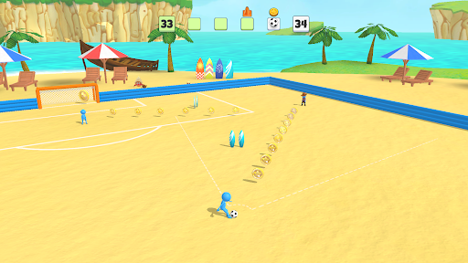 Excitement of virtual soccer experience in the Soccer Game App, capturing the passion and thrill of the sport.