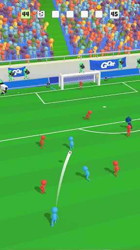 Excitement of virtual soccer experience in the Soccer Game App, capturing the passion and thrill of the sport.