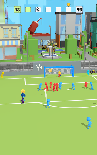 Excitement of virtual soccer experience in the Soccer Game App, capturing the passion and thrill of the sport.