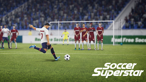 A thrilling soccer match captured in the Soccer Score Star App, showcasing intense gameplay and stunning graphics.