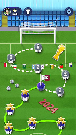 A thrilling soccer match captured in the Soccer Score Star App, showcasing intense gameplay and stunning graphics.