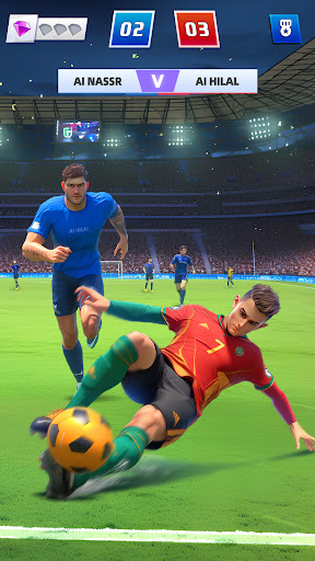 A thrilling journey of becoming a soccer superstar through a mobile screen, filled with excitement and passion.