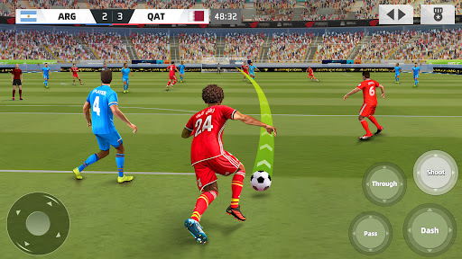 A thrilling journey of becoming a soccer superstar through a mobile screen, filled with excitement and passion.