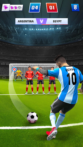 A thrilling journey of becoming a soccer superstar through a mobile screen, filled with excitement and passion.