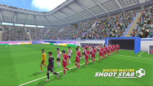 An exhilarating soccer match in a mobile game, capturing the spirit of competition and the thrill of victory.