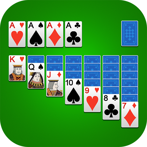 An engaging and calming game of Solitaire, representing the blend of strategy and relaxation, inviting players to immerse in a classic card adventure.