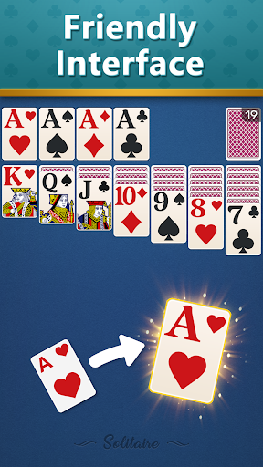 A person enjoying a classic solitaire game on their Android device, symbolizing relaxation and timeless fun.