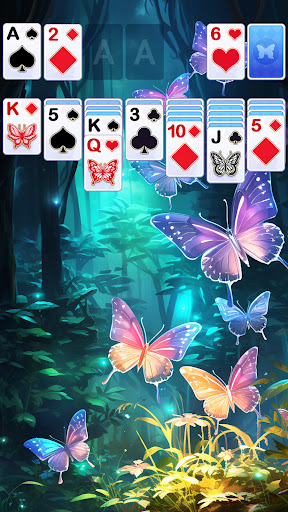 An enchanting solitaire game with vibrant flowers and gentle butterflies, offering a tranquil and visually stunning escape.