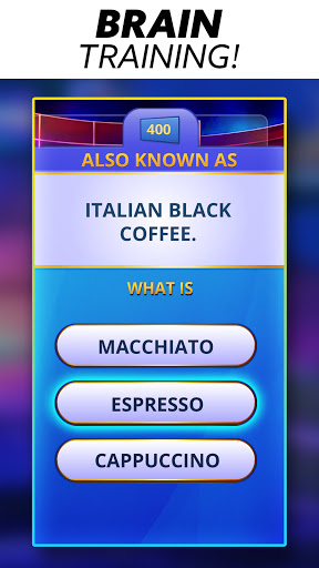 A captivating trivia challenge that brings the excitement of the classic Jeopardy! game show to life, engaging players with its rich array of questions and competitive gameplay.