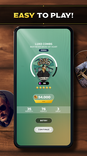 A lively scene from the Country Music Game, showcasing vibrant graphics and musical gameplay that captures the essence of becoming a country music star.