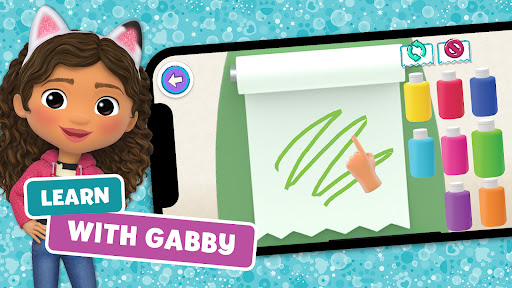 A colorful, imaginative world where children explore, learn, and create with Gabby and her friends, sparking joy and creativity.