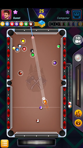 A captivating and thrilling virtual pool game that brings excitement and competition to your mobile device.