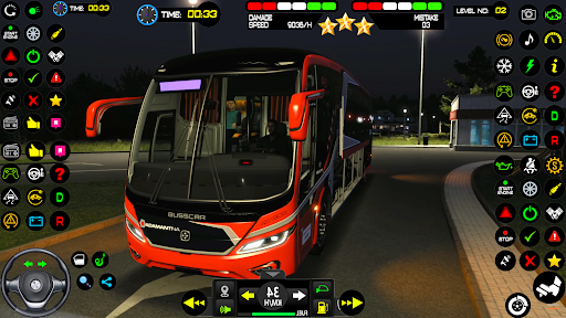 Feel the thrill and excitement of realistic 3D bus driving, navigating through bustling city streets and serene countryside roads in a captivating simulator experience.