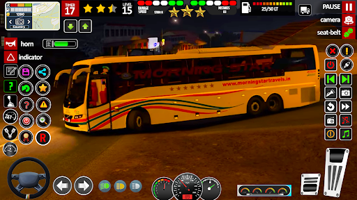 Feel the thrill and excitement of realistic 3D bus driving, navigating through bustling city streets and serene countryside roads in a captivating simulator experience.