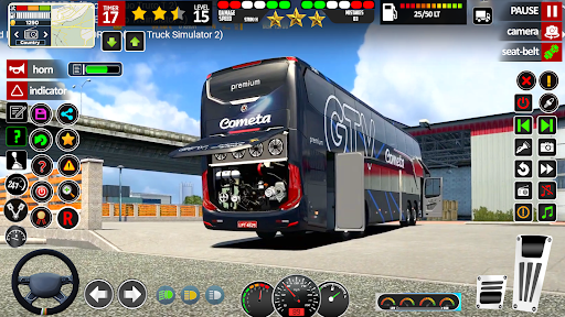 Feel the thrill and excitement of realistic 3D bus driving, navigating through bustling city streets and serene countryside roads in a captivating simulator experience.