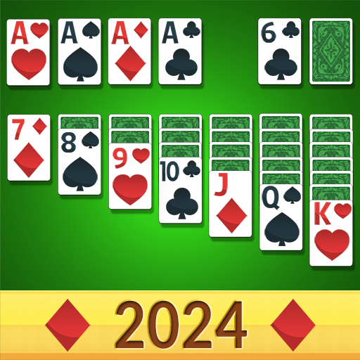 Nostalgic joy of playing Solitaire on a mobile app, with a warm and inviting feel.