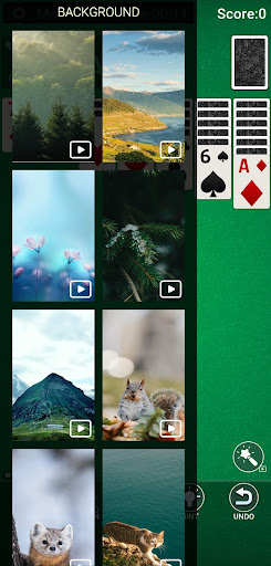 Nostalgic joy of playing Solitaire on a mobile app, with a warm and inviting feel.