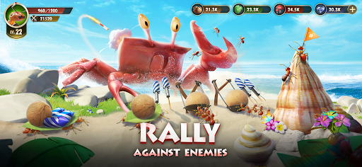 A vibrant ant colony bustling with activity, showcasing the strategic depth and immersive world of the Planet Ant Game.