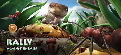 A vibrant ant colony bustling with activity, showcasing the strategic depth and immersive world of the Planet Ant Game.