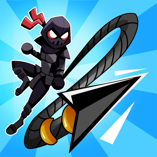 A stickman character mid-teleportation, surrounded by vibrant and dynamic graphics, symbolizing the thrill and excitement of the adventure.