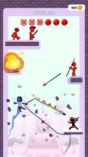 A stickman character mid-teleportation, surrounded by vibrant and dynamic graphics, symbolizing the thrill and excitement of the adventure.