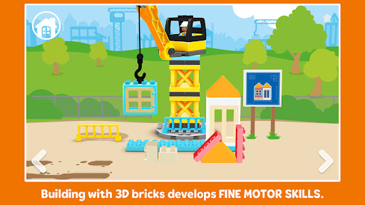 A vibrant and imaginative digital world where children learn and play with LEGO DUPLO bricks, fostering creativity and educational growth.