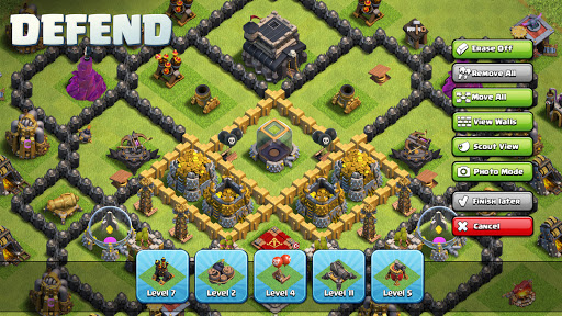 A vibrant and strategic battlefield scene in Clash of Clans, full of excitement and anticipation.