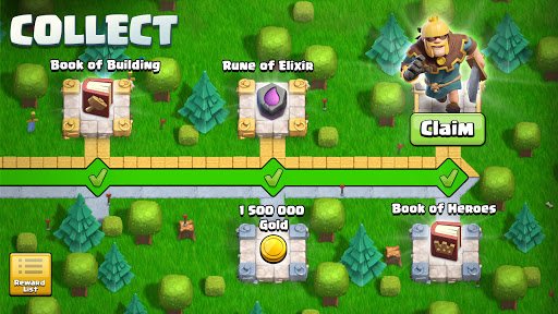 A vibrant and strategic battlefield scene in Clash of Clans, full of excitement and anticipation.