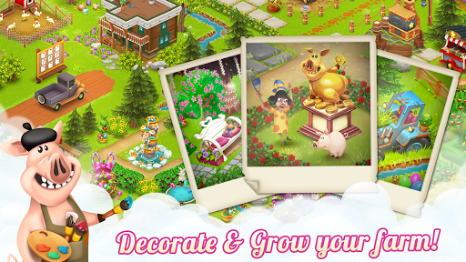 A peaceful and thriving farm, symbolizing the idyllic and rewarding experience of Hay Day.