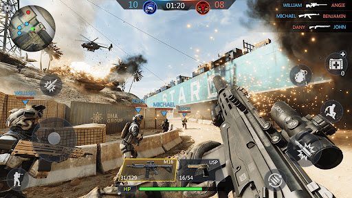 A thrilling scene from Strike Ops, capturing the intensity and excitement of tactical first-person shooter gameplay.