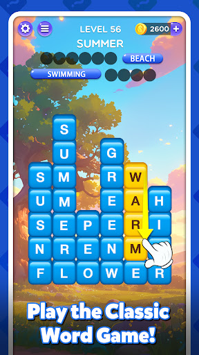 A vibrant and engaging word puzzle game interface that invites players to explore and have fun.