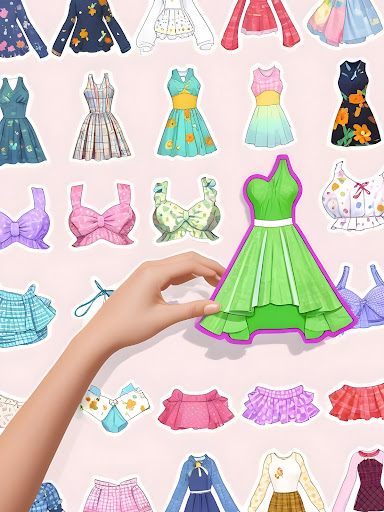 A joyful scene of children and adults creatively crafting vibrant paper dolls, depicting a sense of imagination and playful design.