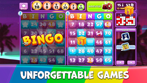 A joyful experience of playing Bingo online, capturing the excitement and community spirit.