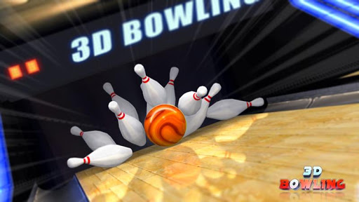 A dynamic and realistic representation of a bowling alley, capturing the excitement and thrill of achieving a perfect strike in the virtual world of 3D Bowling.