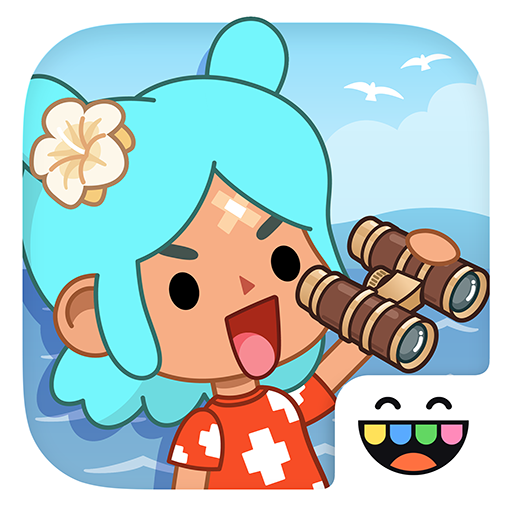 A colorful and imaginative world full of adventure and creativity, capturing the essence of Toca Life World.