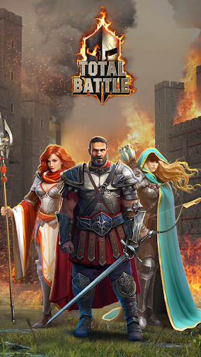 A captivating, immersive fantasy world filled with strategic battles and kingdom-building challenges, evoking a sense of adventure and conquest.