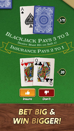 An engaging image of a player enjoying a thrilling game of blackjack on their mobile device, encapsulating the excitement and allure of casino gaming at home.