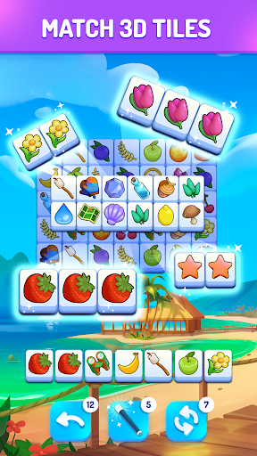 A captivating and colorful puzzle game screen showcasing vibrant tiles ready to be matched, evoking excitement and curiosity.