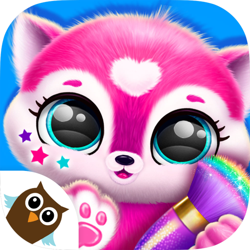 A colorful and enchanting world filled with adorable virtual pets, inviting children to explore and engage in a magical adventure.