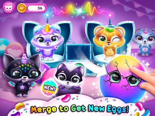 A colorful and enchanting world filled with adorable virtual pets, inviting children to explore and engage in a magical adventure.